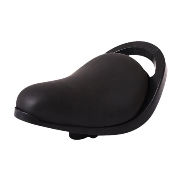 Sillín de Bicicleta para Niños con Asa Suave para Niños Y Niñas, Cómodo Asiento de Bicicleta para Niños, Asiento de Bicicleta para Accesorios de Cicli negro