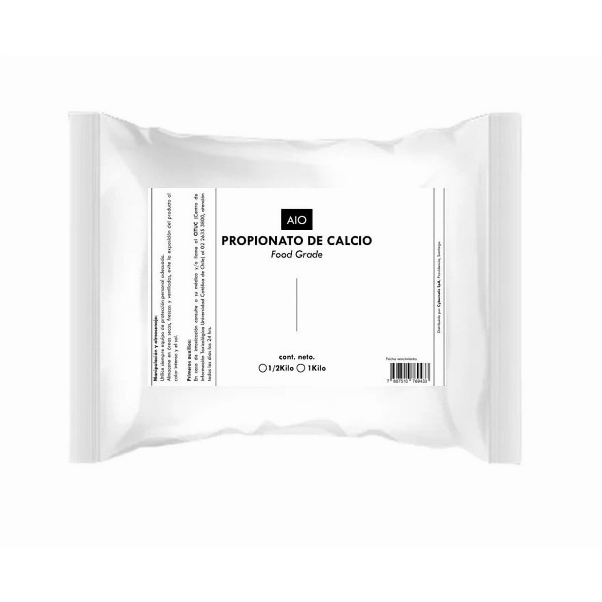 Aio - Propionato De Calcio Grado Alimenticio Conservante 1 Kilo