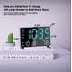thumbnail image 3 of Reloj despertador digital Haimiage con espejo y temperatura, color negro, 3 of 9