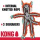 thumbnail image 4 of Juguete para perros KONG Floppy Knots, con diseño de zorro y conejo, para tamaño mediano/grande, 4 of 6