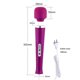 thumbnail image 2 of Masajeador CHARMING 32 cm 10 Velocidades 110‑250 V Morado, 2 of 6