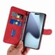 thumbnail image 4 of Funda tipo cartera con tapa para iPhone 17 Pro con tarjetero, soporte y cubierta magnética Rojo, 4 of 6