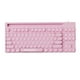thumbnail image 2 of Teclado Mecánico Para Juegos Rainbow Retroiluminado Para Gamer Office Worker Desktop Pink, 2 of 5