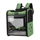 thumbnail image 4 of Mochila de viaje para pájaros, jaula de viaje para pájaros con percha de pie, bolsa de visita ligera para veterinario para cacatúa, mochila para loros verde, 4 of 5
