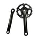 thumbnail image 3 of Juego De Platos Y Bielas Para Bicicleta, Componentes De Rueda Dentada, Juego De Brazos De Manivela Para Bicicleta De Montaña De 165mm, Color Negro, 3 of 4