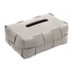 thumbnail image 1 of Caja De Pañuelos De Cuero PU Para Coche, Caja De Almacenamiento De Pañuelos Para Comedor, Coche, Gris, 1 of 3