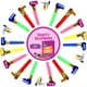 thumbnail image 1 of Party Blowers Qatao, 25 unidades, coloridas máquinas de ruido para niños, 1 of 6