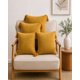 thumbnail image 3 of Pack 2 Fundas De Cojin Textura Chenille Con Pompones, 3 of 6