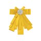 thumbnail image 1 of INSPIRE CHIC Broche de Cinta para Mujer Lazo Corbata de Moño Broches de Fiesta de Boda Amarillo, 1 of 4