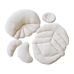 Bothyi - 5X Accesorios Para Fotografía De Bebés Asiento De Estudio Para Bebés Accesorios Suaves Para Fotografía Infantil Blanco