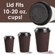 thumbnail image 2 of Tapa para tazas de café Avant Grub, antiderrame, Black Dome, paquete de 100, 2 of 7