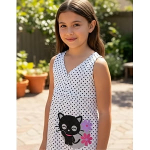 Hello Kitty - Polera Niña Chococat Negro 16