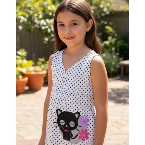 Hello Kitty - Polera Niña Chococat Negro 14