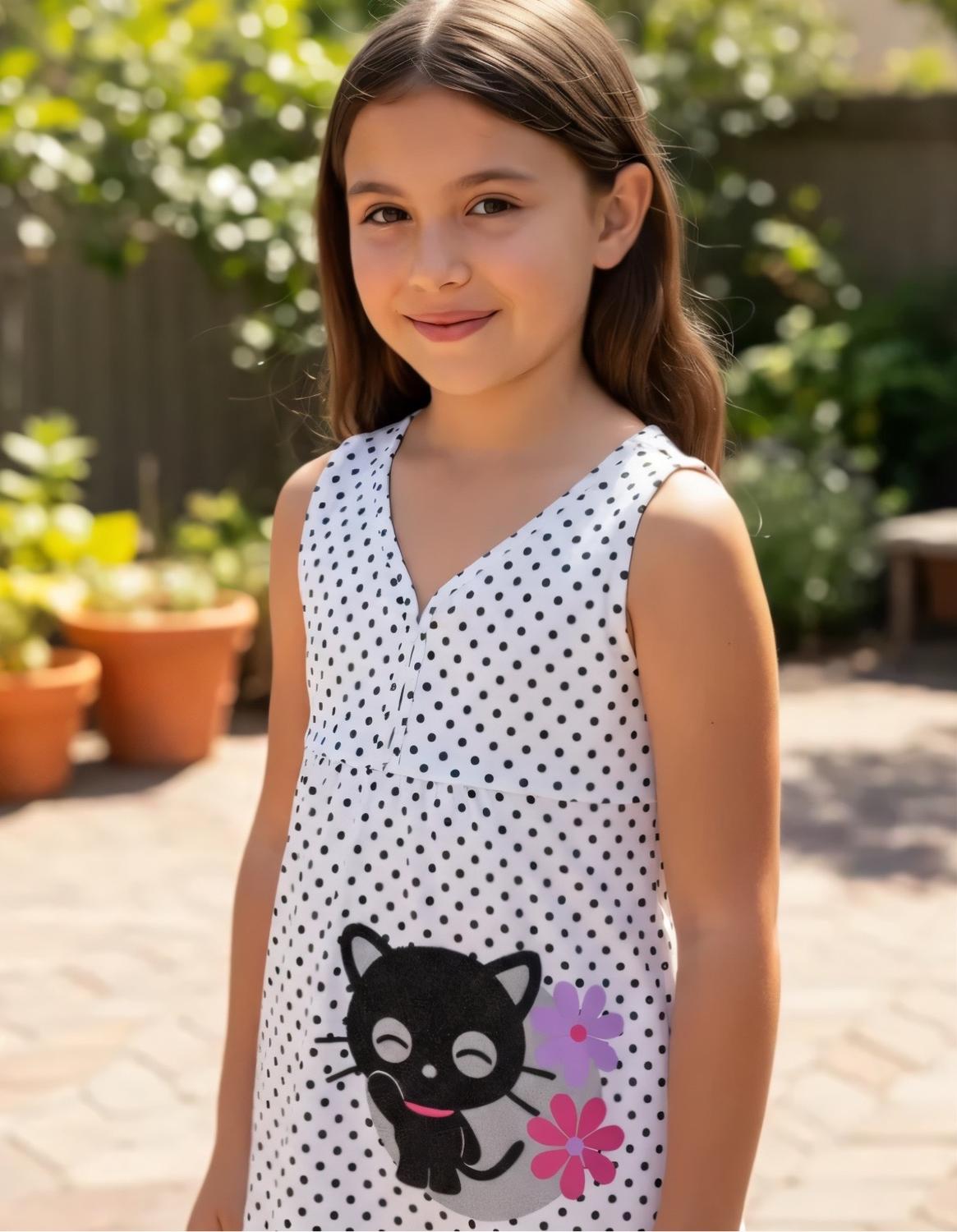Hello Kitty - Polera Niña Chococat Negro 14