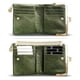 thumbnail image 3 of Monedero pequeño RFID para mujer, compacto, plegable, de piel, estilo vintage, con cremallera y cierre de boquilla., 3 of 6