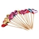 thumbnail image 4 of El palillo del corazón del cuero del toothpick de 20 pedazos escoge el topper del cumplea?os multicolor, 4 of 5