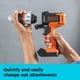 thumbnail image 3 of Kit combinado de herramientas eléctricas BLACK+DECKER MATRIX 20V Max de 10 piezas, 3 of 9