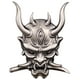 thumbnail image 5 of Etiqueta Engomada Japonesa Oni Samurai Para Auto Motocicleta Logo Decoración Etiqueta Plateado, 5 of 5