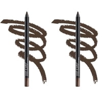 Lápiz Delineador De Ojos Wet N Wild On Edge, Duradero, Marrón Oscuro, X2