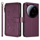 thumbnail image 2 of Funda Cartera Mariposa para [Xiaomi 15 Ultra] con Soporte y Cremallera Violeta, 2 of 6