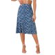 thumbnail image 1 of INSPIRE CHIC Faldas Midi de Mujer Cintura Elástica Campesina A-Line Faldas Florales Ditsy Azul XL, 1 of 6
