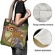 thumbnail image 3 of Bambi Bolso de tela con estampado de lienzo para mujer, bolsa de compras reutilizable y estética, con cremallera interior, regalo para mujer,38*45cm., 3 of 6