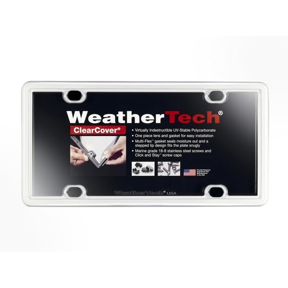 Cubierta para Placa de Matrícula WeatherTech Blanca