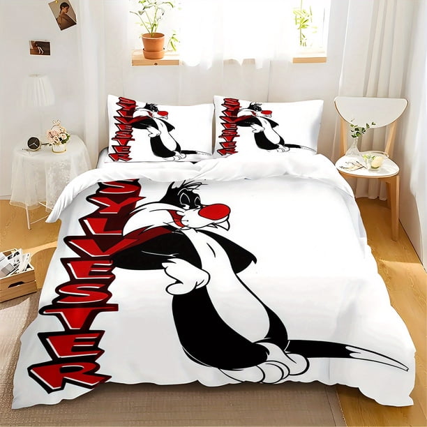 3pcs Bedding set Bedding Cushion Cover Sylvester Bedding Set Duvet Cover And Pillowcase