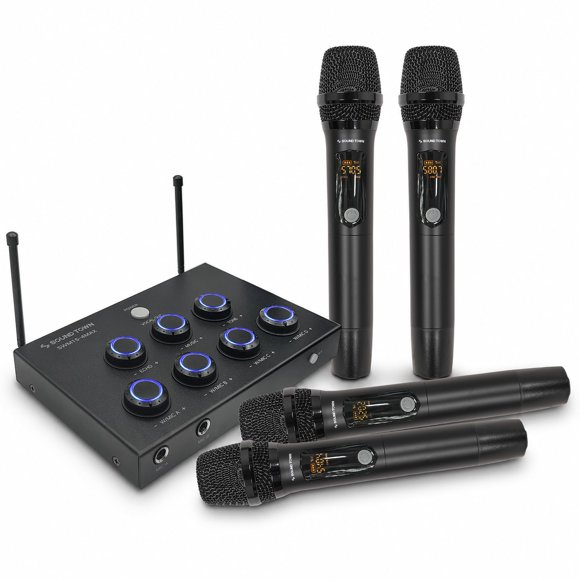 Mezclador de Karaoke Sound Town SWM15-4MAX 32 canales inalámbrico