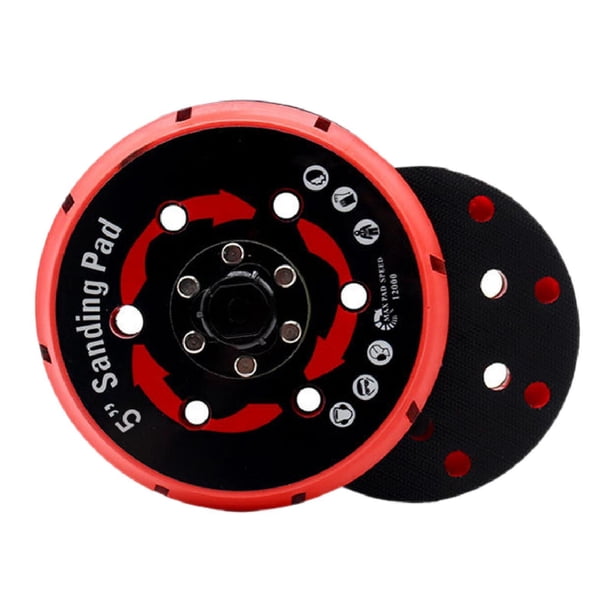 Accesorios de placa de respaldo de almohadilla de lijado accesorios convenientes gancho de repuesto versátil y bucle múltiple para carpintería automát 5 pulgadas