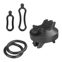 Magideal - Soporte Para Linterna De Bicicleta, Fácil De Instalar, Soporte Giratorio Para Lámpara De Ciclismo, Soporte Portátil Para Linterna, Soporte Para Luz De