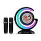 thumbnail image 2 of Parlante Karaoke Bluetooth Luz Colorida Micrófono Dual, 2 of 2