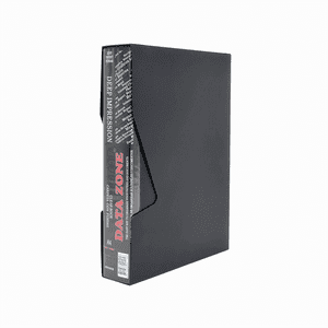 Datazone - Carpeta A4 100 Fundas C/Estuche Negro