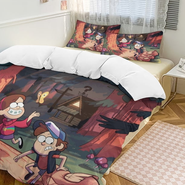 Gravity Falls 3-Piece Bedding Set Soft Warm And Comfortable Bed Set