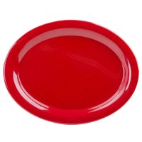 Get - Set De 3 Plato Ovalado Rojo 28 Cms.