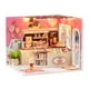 thumbnail image 3 of Hecha a Mano, de Bricolaje, Mini Casa de Madera con Cubierta a Prueba de Polvo, de Construcción de Casa Pequeña para Niñas, Ni Heladería, 3 of 5