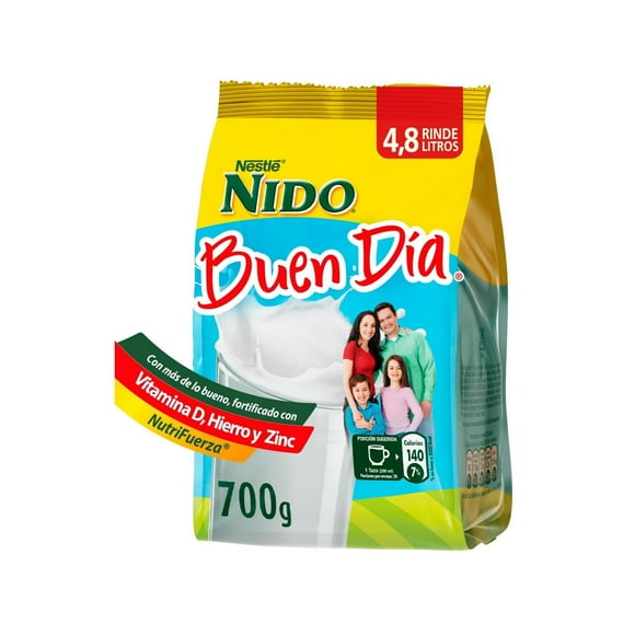Leche en Polvo día Semidescremada, 700g
