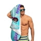 thumbnail image 5 of Eureka Toalla de playa de secado rápido con diseño temático, regalo para mujeres y niñas, ideal para cumpleaños, fans, amantes de la música, uso en la playa o al aire libre, 78 × 150 cm, 5 of 6