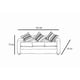 thumbnail image 4 of Sofa Ucrania 3c Tela Gris, 4 of 4