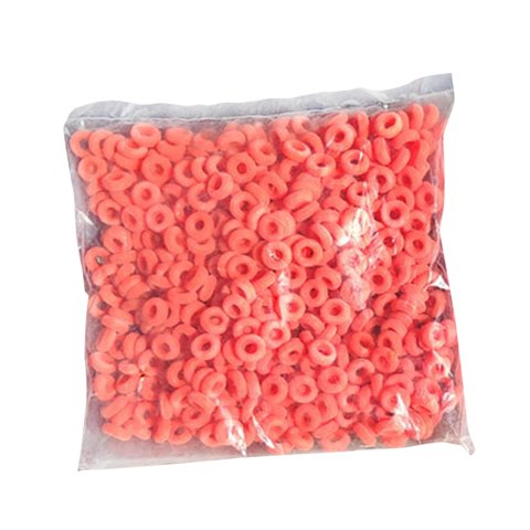 Magideal - 50 Cintas De Goma Para Control De Reproducción En Animales , Rojo