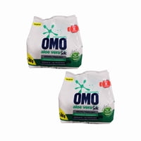 Pack 2 Unidades Detergentes En Polvo Omo Aloe Vera 400 Grs