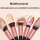 thumbnail image 4 of Juego de 14 brochas de maquillaje profesionales: brochas para sombras de ojos y aplicador de rubor., 4 of 7