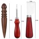 thumbnail image 2 of Juego de 6 Herramientas de Cuero Honoson: Rebajadoras de Borde 14 cm/16 cm, 2 of 6