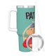 thumbnail image 3 of Pat y Mat Vaso aislado de acero inoxidable con asa, diseño temático, regalo para familia, amigos y fans; incluye pajita y encaja en el portavasos estándar, 40 oz, 3 of 6