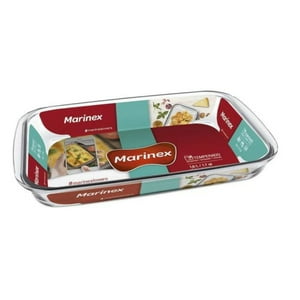 Disparo - Fuente Asadera Rectangular Marinex 1600Ml Horno Microondas