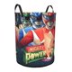 thumbnail image 2 of Power Rangers Cesta de lavandería de gran capacidad redonda con asa, bolsa para ropa sucia plegable, almacenamiento para dormitorio, baño y lavadero 44x35 cm, 2 of 6