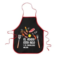 Palermo - Pack X 4 Delantal Cocina /Anticucho Negro –