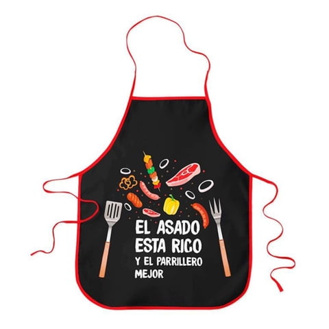 Palermo - Pack X 4 Delantal Cocina /Anticucho Negro –