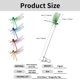thumbnail image 4 of 8 clips libélula repelente insectos 3D artificial sombrero multicolor impermeable exterior, 4 of 7