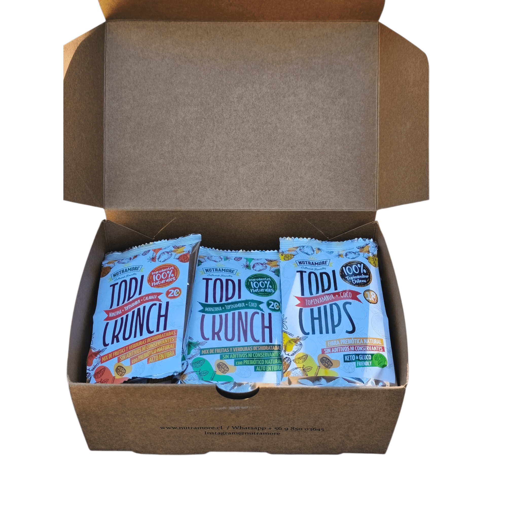 Mix De Snacks Naturales Con Topinambur | Nutramore | (12 U)